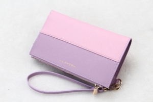 Portefeuille vintage en cuir deux tons pour femme, pochette à la mode, <span class=keywords><strong>violet</strong></span>, saffari, pochette pour téléphone, - Product Image 5