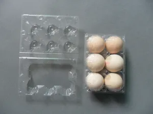 使い捨てプラスチック卵トレイ包装カートン