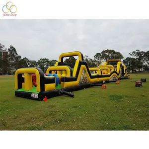 Thương Mại Khổng Lồ Inflatable Trò Chơi Thể Thao Khởi Động Inflatable Trại Trở Ngại Khóa Học Để Bán