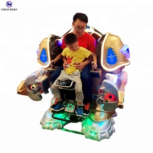 D'attractions jeu machine électrique kiddie jouet fou <span class=keywords><strong>robot</strong></span> bataille roi manèges à vendre - Product Image 1