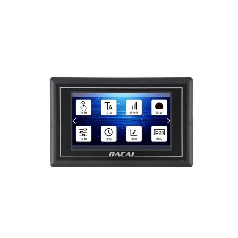 4.3 inch TFT LCM 480*272 Dacai serial screen RS232/TTL capacitive touch panel with shell