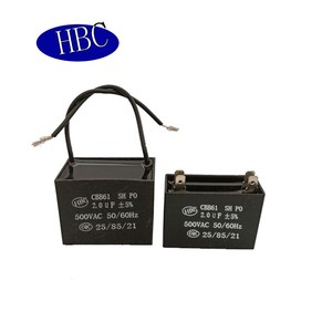 Single phase capacitor cbb61 connect gerador <span class=keywords><strong>12</strong></span> uf mfd 300vac mkp 0.1 uf 450vac capacitor cbb61 - Product Image 2