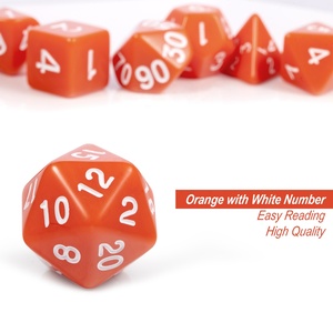 Factory Wholesale Acrylic Polyhedral DND <strong>Dice</strong> Set D4 D6 D8 D10 D12 <strong>D20</strong> D% Rpg <strong>Dice</strong> for Dungeons and Dragons - Product Image 2