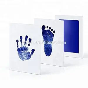 Venda quente Do Bebê Mão Impressão Pegada Impressão Tinta bebê Handprint lama e pé impressão Tinta Pad Lembranças Do Bebê