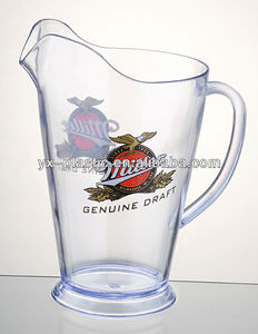 1.8L personnalisation en plastique haute clair PS/acrylique bouilloire bouteille de jus de bière <span class=keywords><strong>pichet</strong></span> de jus - Product Image 4