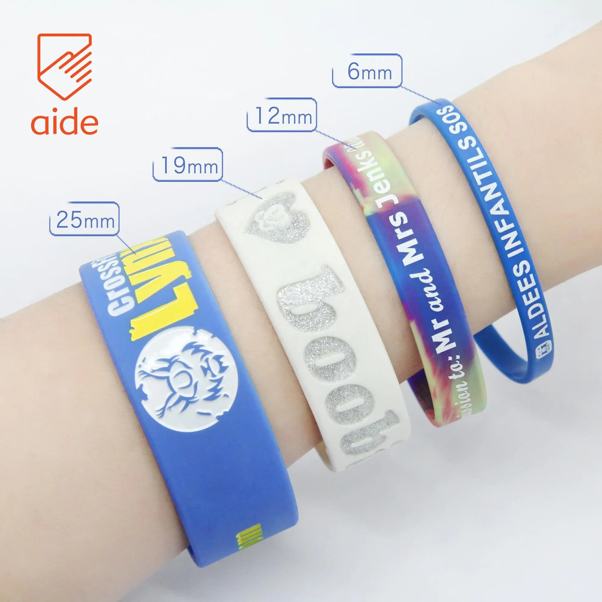 Custom Egypte Pols Band Milieuvriendelijke Cartoon Regenboog Bpa Gratis Siliconen Polsband Voor Kids