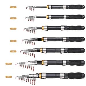 Canne da pesca <span class=keywords><strong>Bass</strong></span> Hard Bait Casting Mini canna da Spinning portatile per ghiaccio strumenti per attrezzatura da pesca telescopica - Product Image 2