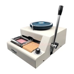 New Style Plastic PVC <strong>Card</strong> <strong>Embossing</strong> Code Indenting <strong>Machine</strong> with 80 Characters - Product Image 1