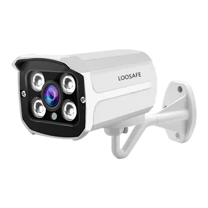 Kamera CCTV Keamanan H.265x, Peluru 2MP IP 5MP POE Luar Ruangan IP66 Tahan Air Resolusi Tinggi