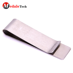 <span class=keywords><strong>Promotion</strong></span> argent pinces à billets en métal avec logo personnalisé - Product Image 3