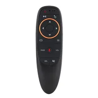 Controle remoto de tv smart g10s g10, controle remoto de voz de 2.4g, gyroscópio, mouse ar sem fio com microfone para android tv box x96 h96 tx6