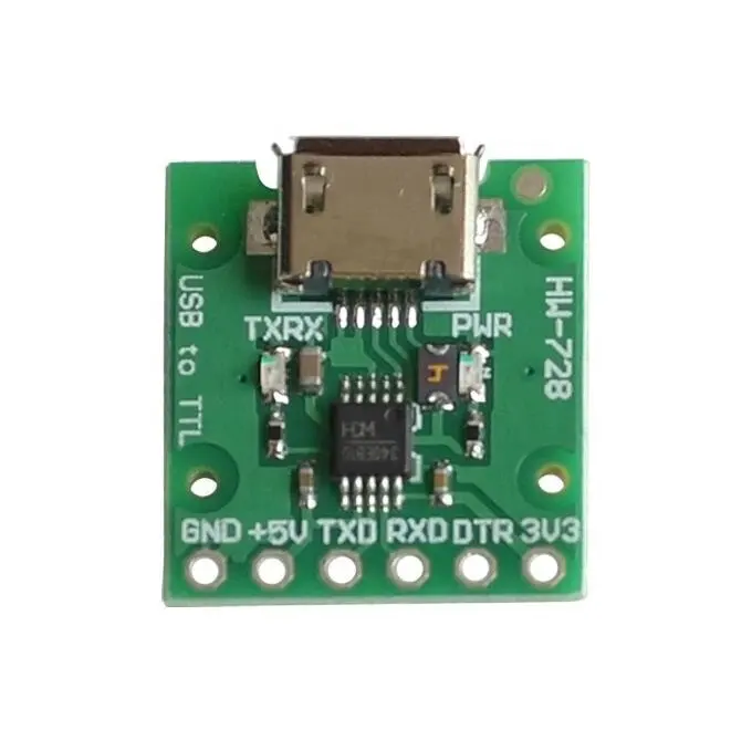 ร้อนขาย CH340E USB to TTL Serial Converter 5 V/3.3 V ทางเลือก CH340G โมดูลสำหรับ mini