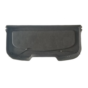 Nouvelle couverture de cargaison noire pour <span class=keywords><strong>Fiesta</strong></span> 2006-2017 étagère de colis de charge de lit de coffre avec des pièces d'auto de sangle de fixation - Product Image 6