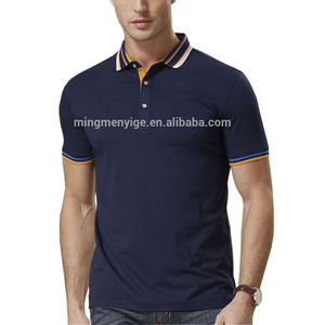 Style de base 100% Piqué Coton Pur Couleur Blanc Hommes Blanc Polos <span class=keywords><strong>Bleu</strong></span> - Product Image 2
