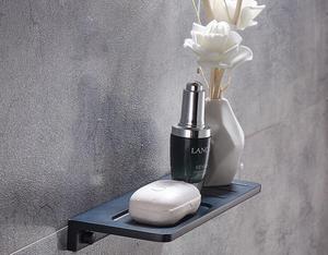 Bathroom Shelf Wall Mounted Black <strong>Soap</strong> Dish <strong>Soap</strong> <strong>Holder</strong> - Product Image 3