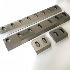 Lames de broyeur de déchets plastiques ABS/PP/PE/PET durables à haute dureté et de précision AMF HSS/SKD11, prix des broyeurs de recyclage - Product Image 1