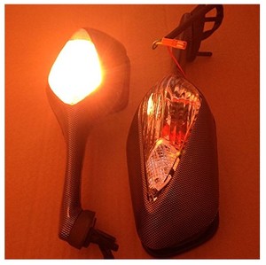 Rétroviseur pour <span class=keywords><strong>moto</strong></span> Cbr1000Rr, clignotant LED, miroir de vue arrière, 2008, 2009, 2010, 2011, noir, 2012 - Product Image 2