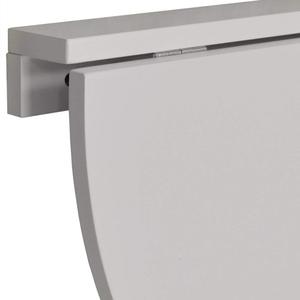Blanco mesa plegable/plegable caído HOJA DE montado en <span class=keywords><strong>la</strong></span> pared semicircular de - Product Image 3