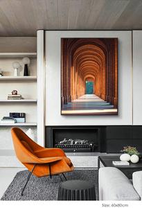 Arte per progetti di ospitalità decorazione della parete per Hotel resort interni commerciali soggiorno minimalista grande pittura decorativa - Product Image 3
