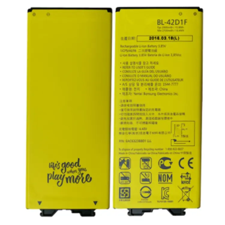 2019 brand new 0 cycle real capacity for lg phone battery for lg g5 v10 g3 g4 g5 g6 v20 k10 all models battery replacement