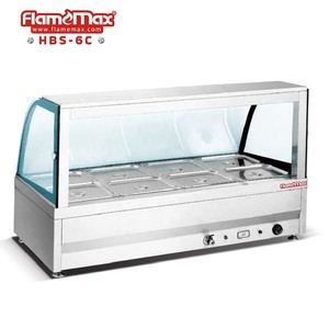 อุปกรณ์ครัวเชิงพาณิชย์ ร้านอาหาร เครื่อง Bain Marie ไฟฟ้า 10 ถาด สำหรับอุ่นอาหาร - Product Image 2