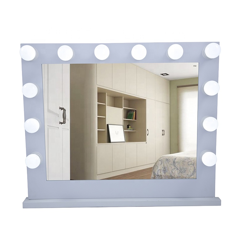 Различные цветовые режимы светящиеся выполненные туалетный столик косметическое зеркало с 14 светорегулирующими лампочками