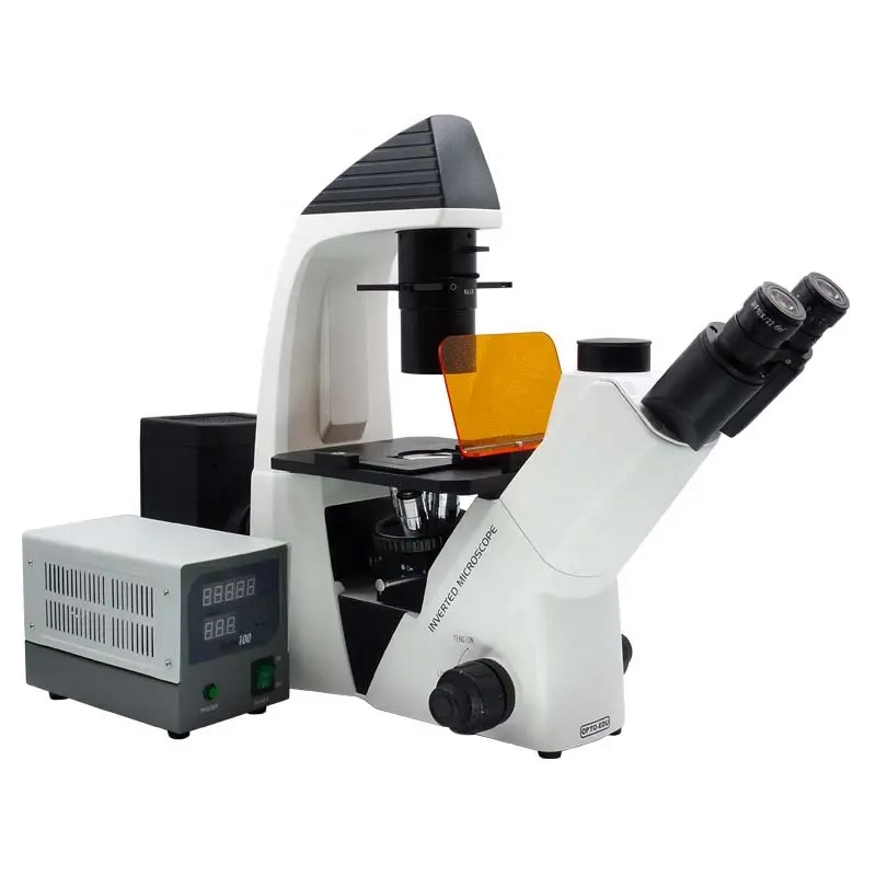 OPTO-EDU A16.2614-4 профессиональная перевернутая флуоресцентная система B/G микроскоп