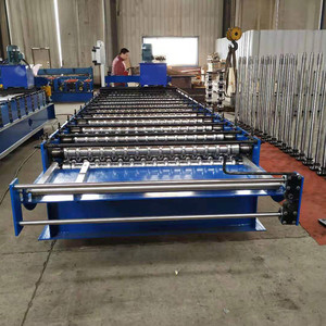 Controlada por PLC 1050 <span class=keywords><strong>ola</strong></span> diseño de techo de teja de rollo que forma <span class=keywords><strong>la</strong></span> máquina - Product Image 3