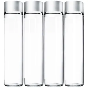 VOSS Still Artesian Water 800ml Unique Design Glass Bottle wholesale