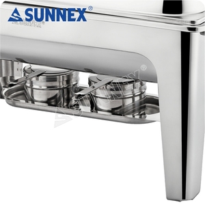 Suministros para Restaurantes y Hoteles Sunnex, Bandejas Gastronorm, Calentador de Comida Buffet de Acero Inoxidable, Olla para Calentar Alimentos - Product Image 3