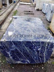 Moreroom-proveedor de losa de piedras preciosas, Granito de lujo, losa <span class=keywords><strong>azul</strong></span> de <span class=keywords><strong>sodalita</strong></span>, <span class=keywords><strong>piedra</strong></span> de mármol - Product Image 6
