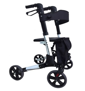 Marcheur double pliable en aluminium à <span class=keywords><strong>4</strong></span> <span class=keywords><strong>roues</strong></span>, outils pour adultes, 1 paire - Product Image 1
