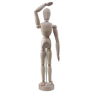 Nghệ Sĩ Phác Thảo Vẽ Mô Hình Con Rối Gỗ Manikin