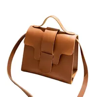 Cheap price trendy lady leather shoulder bag women mini crossbody cell phone bag