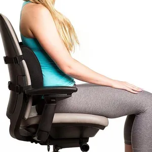 Memory Foam Back Cushion Lower Back Pain Relief Lumbar Pillow Back Support CushionためOffice Chair