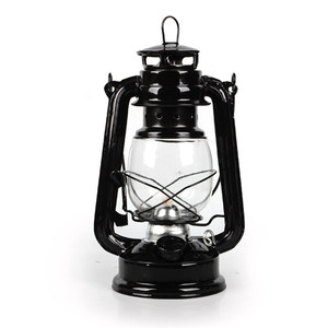 De plata huracán queroseno linterna de aceite colgante lámpara de luz - Product Image 4