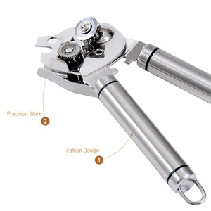 <span class=keywords><strong>Profesional</strong></span> 304 Acero inoxidable Manual de <span class=keywords><strong>abrelatas</strong></span> con mango ergonómico - Product Image 4