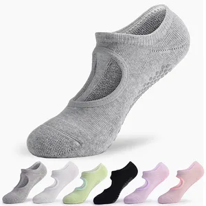 LRTOU Fashion High Quality Custom Cotton Towel Yoga Socks Thermal Terry Non-Slip Women Yoga Socks Anti Slip