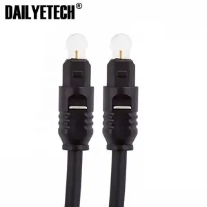Câble Audio <span class=keywords><strong>optique</strong></span> numérique Durable de 1.5m, câble Toslink plaqué or <span class=keywords><strong>SPDIF</strong></span> MD DVD câble plaqué or OD4.0 - Product Image 1