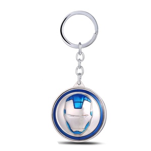 热卖铁人英雄钥匙扣定制金属可旋转钥匙扣 - Product Image 4