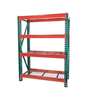 Portable long span iron shelves unit rack for weld