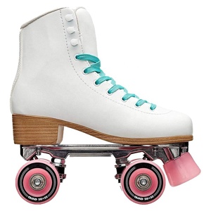 Della ragazza Classic Roller Skate 4 Ruote Piastra di Alluminio Quad Skate Pista di Pattinaggio - Product Image 1