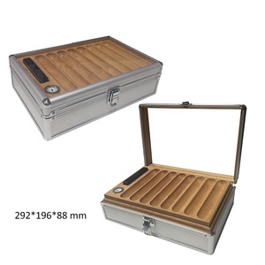 3 días Envío rápido 3 capas de madera de cedro de aluminio fuera de puro humidores <span class=keywords><strong>para</strong></span> UIsed Humidor gabinete - Product Image 1