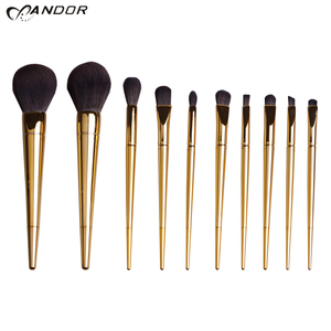 10 pcs Rouge De Luxe Make up Brush Set <span class=keywords><strong>Maquillage</strong></span> Outils <span class=keywords><strong>Kit</strong></span> Poignée En Plastique <span class=keywords><strong>Pinceau</strong></span> Fond de <span class=keywords><strong>Teint</strong></span> Professionnel - Product Image 2