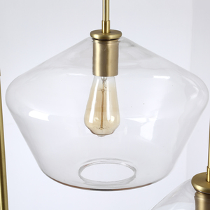 E27 <span class=keywords><strong>Suspension</strong></span> En Verre Moderne De Conception Simple Décor Vintage Lustre <span class=keywords><strong>lampe</strong></span> pour Salon Restaurant Hôtel Café Bar - Product Image 2