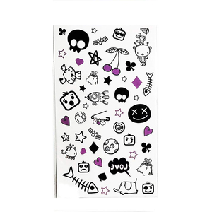 Carta tatuaggio temporaneo, sexy <span class=keywords><strong>skull</strong></span> design autoadesivo del tatuaggio - Product Image 1