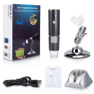 <span class=keywords><strong>Microscope</strong></span> numérique Wifi 1080P 2MP en gros, zoom 1000x, loupe électronique rechargeable par USB, lumière 8LED, IP53 pour PC et téléphone - Product Image 6