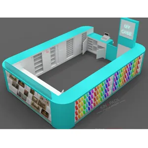 Moderne design handy kiosk zubehör einzelhandel shop