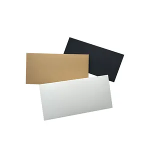 Enveloppe postale, carton rigide uni, panneau arrière, enveloppes pliantes marron