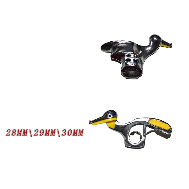 Оригинальная металлическая головка утки, ободковый зажим, металлическое крепление, съемная головка утки